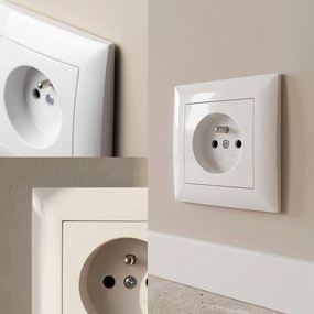Единична рамка за контакти OSTE JNH013-1F White