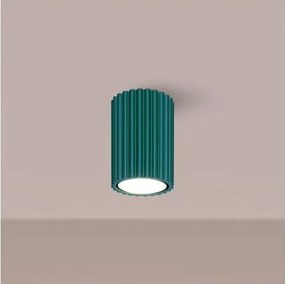 Brilagi - LED точково осветително тяло CRESTO 1xGU10/10W/230V 10 cm тюркоазено