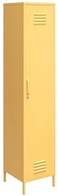 Жълт метален шкаф , 38 x 185 cm Cache - Novogratz