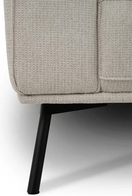 Сиво-бежов шенилов ъглов диван (десен ъгъл/L форма) Amsterdam – Scandic