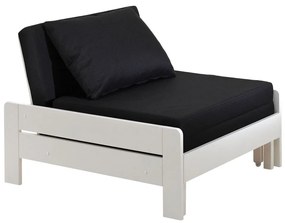 Бяло/черно детско кресло Pino - Vipack