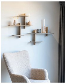 Двуетажен рафт от борова дървесина в естествен цвят Ovada - House Nordic