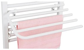 Aqualine - Релса за кърпи с нагревателен елемент 60 см бял