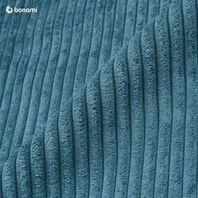 Тюркоаз сгъваем ъглов диван от рипсено кадифе Nihad – Bobochic Paris