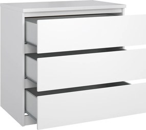Бял скрин 77x76x50 cm Naia – Tvilum