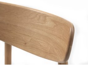 Трапезен стол в кремав и естествен цвят Elim – Unique Furniture