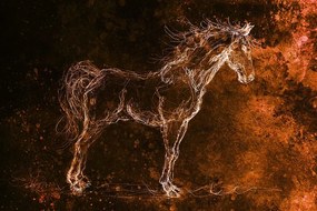 Тапет – Абстрактен кон