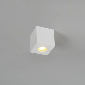 Модерен квадратен прожектор за баня бял - Capa