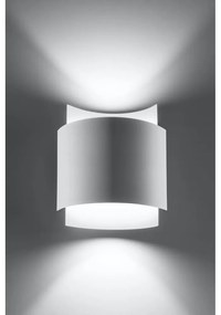 Бяла стенна лампа Forgmi - Sollux