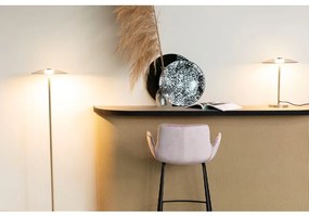 Светлорозови бар столове от кадифе в комплект от 2 броя 91,5 cm Brit - Zuiver