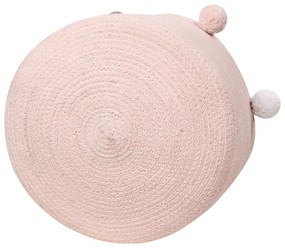 Светлорозова текстилна детска кошница за играчки ø 30x30 cm Bubbly – Lorena Canals