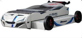 Детско легло кола Turbo GT Duo-бял