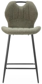 Зелени бар столове в комплект 2 бр. (височина на седалката 65 cm) Muli – Marckeric