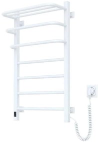 Електрически радиатор за баня с термостат FORTIS 350W/230V 80,6 cm IP44 бял, десен