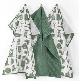 Кърпи в комплект от 3 кърпи от микрофибър 48x40 cm Essential - Tiseco Home Studio