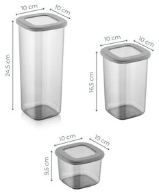 Кутии за храна в комплект от 3 бр. – Hermia