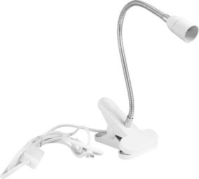 Настолна лампа CLAMP, бял, 1хGU10