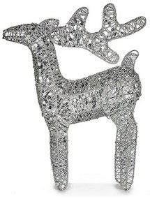 Christmas reindeer Сребрист Метал (30 x 43,5 x 10 cm)