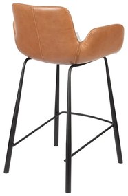 Кафяви бар столове в цвят коняк в комплект от 2 броя 91,5 cm Brit - Zuiver
