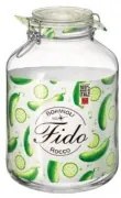 Стъклен буркан 3л с клипс FIDO-(1.49250)