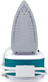 Ютия Beper P204CAL200, 2250W, Керамична плоча, Термостат, Филтър, Непрекъснат цикъл, Бял/синьозелен