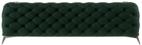 Тъмнозелен кадифен диван 243 cm Chelsea – Ropez