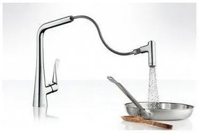 Кухненски смесител, 14834000, Hansgrohe, с изтеглящ се чучур