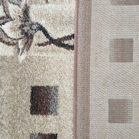 Висококачествен холен килим с шарка на цветя Ширина: 80 см | Дължина: 150 см