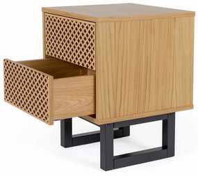 Нощно шкафче от дъб Camden Diamond Mora - Woodman