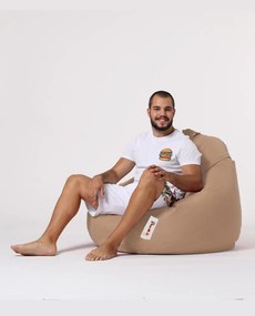Градински пуф Premium XXL, цвят Норка