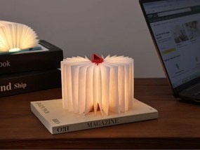 Бяла преносима светлинна декорация с USB BookLight – Gingko