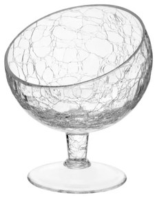 Horecano - Стъклена купа скосена на столче ф19см CRACKED (KA.MGN.504)