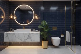 Умивалник МРАМОРЕН КОМПОЗИТ Rea GOYA 50CM