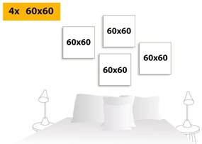 Комплект картини – Винтидж люцерна с цветя