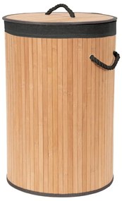 Бамбуков кош за пране естествен 70 l Bamboo – Compactor