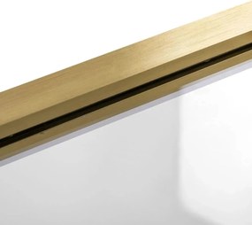 Параван подвижен за вана Rea Agat-3 120 BRUSH GOLD