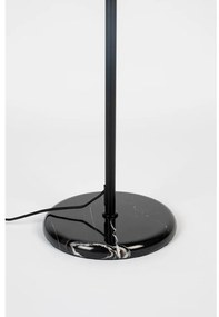 Черно-бялa подова лампа със стъклен абажур (височина 145 cm) Orion – Zuiver