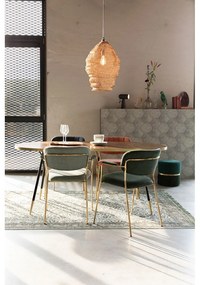 Тъмнозелени трапезни столове в комплект от 2 Jolien - White Label