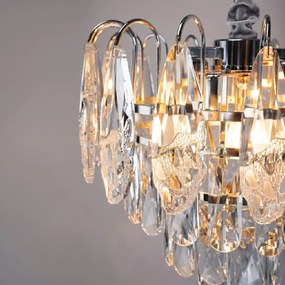 Кристална висяща лампа SWE077-CP 30cm Chrome
