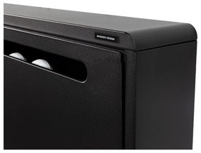 Черна метална накланяща се/висяща стойка за обувки Mario – Spinder Design