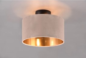 Черно-бежово таванно осветително тяло ø 30 cm Julieta - Trio