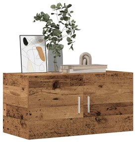 856028 vidaXL Стенен шкаф, старо дърво, 80x39x40 см, инженерно дърво