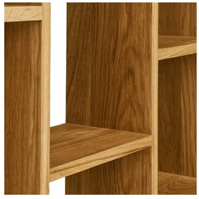 На няколко нива стенен рафт от масивен дъб в естествен цвят 15 cm Townsville – House Nordic