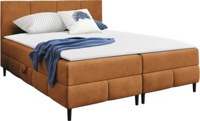 Тапицирано легло Box Best II-Оранжево-200 x 200