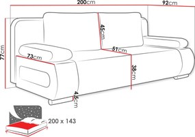 Sofa - Легло Emma M-Prasino
