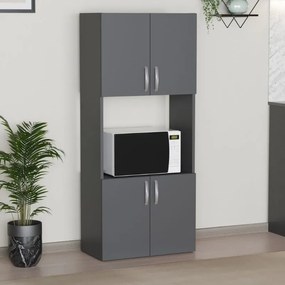 Кухненски шкаф от меламин Armado в антрацитен цвят 60x32x140см.