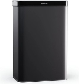 Klarstein Touchless, сензорен кош за отпадъци, 60 л, неръждаема стомана, плавно затваряне, захранване с батерии, LED дисплей, таймер