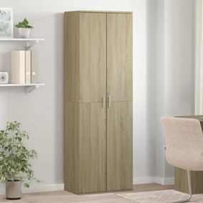 3276667 vidaXL Висок шкаф, дъб сонома, 60x35x180 см, инженерно дърво