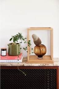 Комплект от 2 зелени керамични саксии Herb - Hübsch