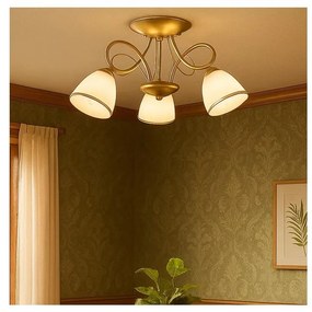 Brilagi - Полилей с повърхностен монтаж FRED 3xE27/60W/230V диаметър 59 см златист